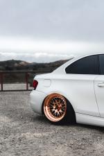 BMW M135i Alpine White on CCW Wheels 2018 года